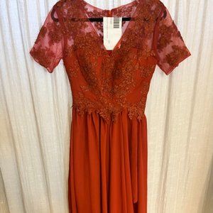 Lace formal mother of the bride evening dress